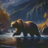 Big Kodiak Bear Diamond Painting