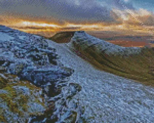 Brecon Beacons Sunrise Diamond Painting