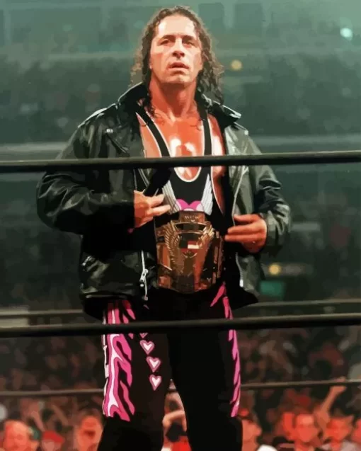 Bret Hart Wrestler Diamond Painting