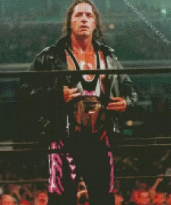 Bret Hart Wrestler Diamond Painting