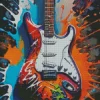 Colorful Electric Guitar Diamond Painting