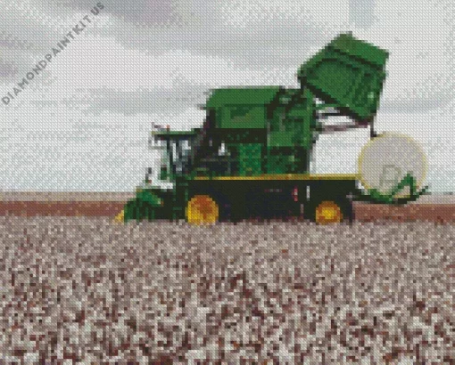 Cotton Harvesting Diamond Painting