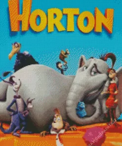 Horton Hears a Who Poster Diamond Painting