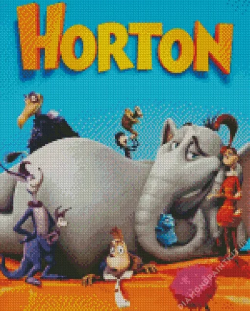 Horton Hears a Who Poster Diamond Painting