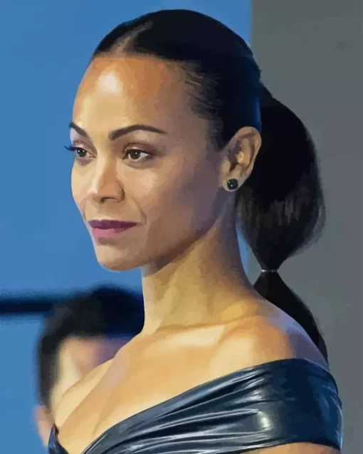 Iconic Zoe Saldana Diamond Painting