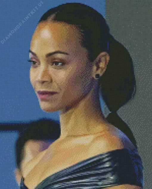 Iconic Zoe Saldana Diamond Painting