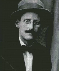 James Joyce Poet Diamond Painting