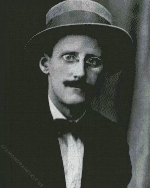 James Joyce Poet Diamond Painting