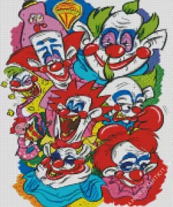 Killer Klowns from Outer Space Characters Diamond Painting