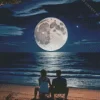 Lovers in Moonlight Diamond Painting