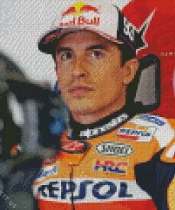 Marc Marquez Diamond Painting