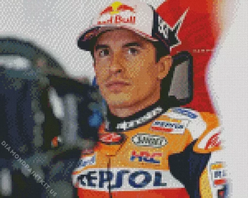 Marc Marquez Diamond Painting