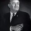 Monochrome Hubert Humphrey Diamond Painting