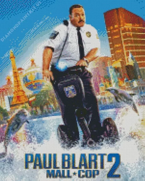 Paul Blart Mall Cop Diamond Painting