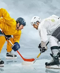 Pond Hockey Sport Diamond Painting