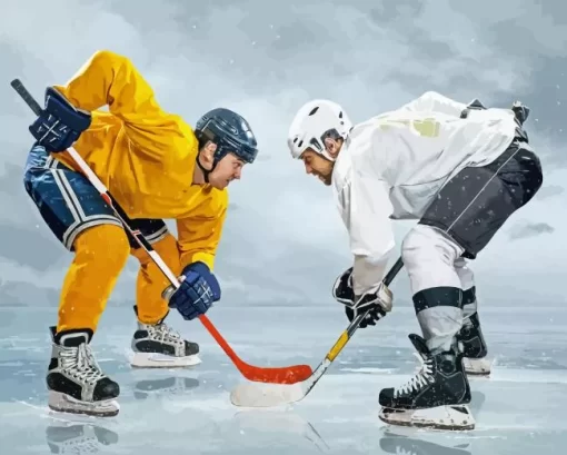 Pond Hockey Sport Diamond Painting