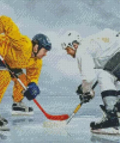 Pond Hockey Sport Diamond Painting