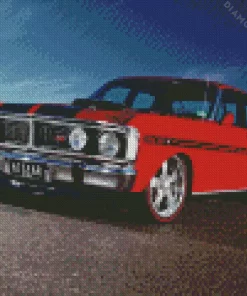 Red Ford XY Falcon GT Diamond Painting