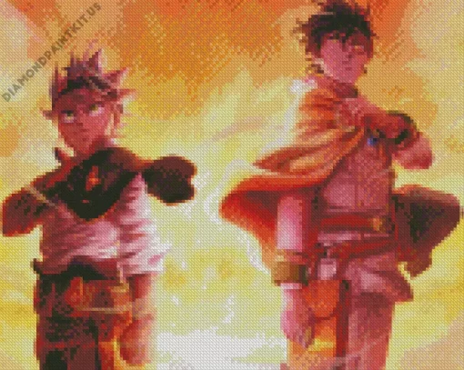 Asta And Yuno Diamond Painting