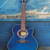 Blue Guitar Diamond Painting