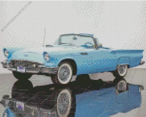 Blue Thunderbird Diamond Painting