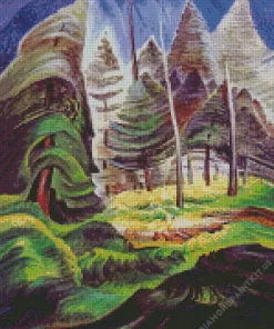 Emily Carr A Rushing Sea Of Undergrowth Diamond Painting