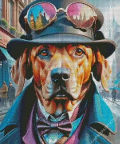 Mr Bloodhound Diamond Painting