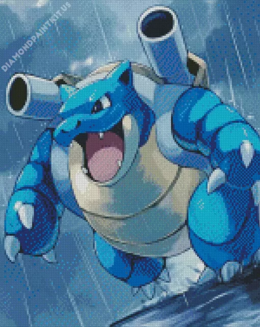 Pokemon Go Blastoise Diamond Painting