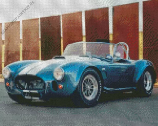 Shelby Blue AC Cobra Diamond Painting