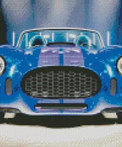 Shelby Blue AC Cobra Car Diamond Painting