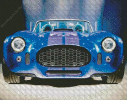 Shelby Blue AC Cobra Car Diamond Painting