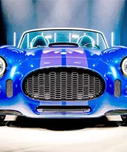 Shelby Blue AC Cobra Car Diamond Painting