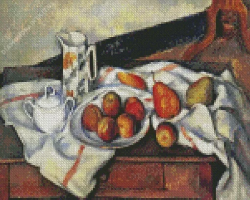 Still Life with Sugar Bowl Jug Diamond Painting