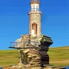 Tourlitis Lighthouse Diamond Painting