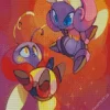 Volbeat and Illumise Diamond Painting