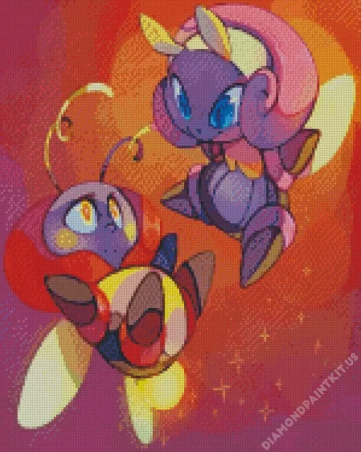 Volbeat and Illumise Diamond Painting