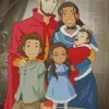 Aang and Katara Family Diamond Painting