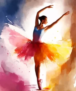 Abstract Ballerina Diamond Painting