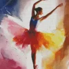 Abstract Ballerina Diamond Painting