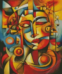 Abstract Face Art Diamond Painting