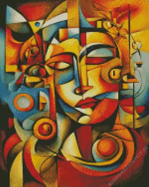 Abstract Face Art Diamond Painting