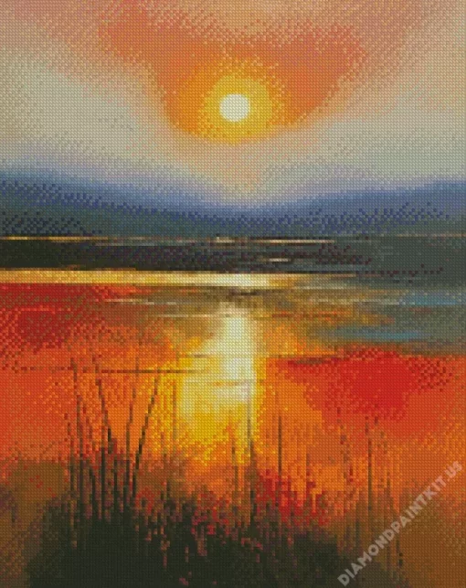 Aesthetic Evening Sunset Diamond Painting