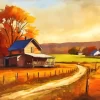 Aesthetic Fall Farmhouse Diamond Painting