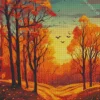 Aesthetic Fall Forest Art Diamond Painting