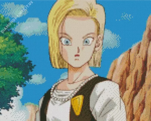 Android 18 Diamond Painting