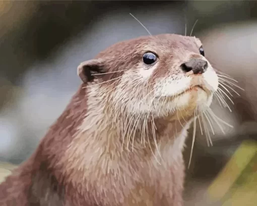 Asian Small Clawed Otter Diamond Painting