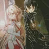 Asuna and Kirigaya Diamond Painting