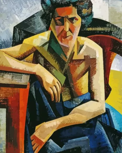 Auguste Herbin Portrait Diamond Painting