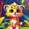 Baby Cheetah Diamond Painting