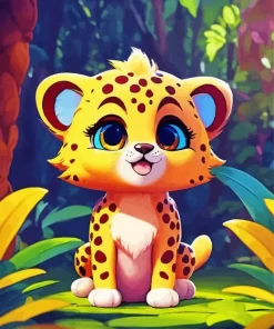 Baby Cheetah Diamond Painting